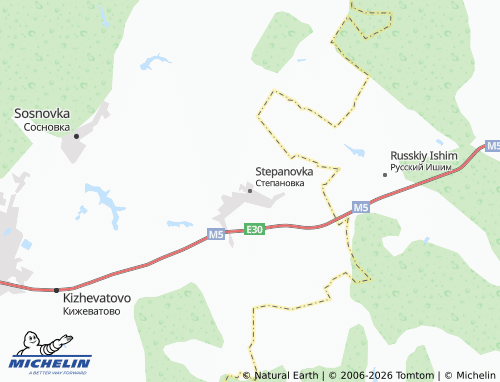 MICHELIN-Landkarte Stepanovka - ViaMichelin
