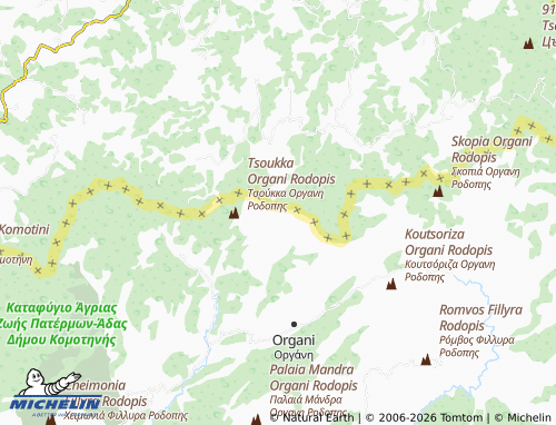 Carte MICHELIN Kymi - ViaMichelin