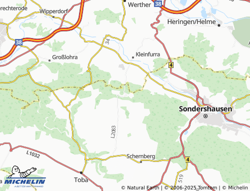 MICHELIN-Landkarte Straußberg - ViaMichelin