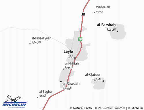 Carte MICHELIN al-Wuroud - ViaMichelin