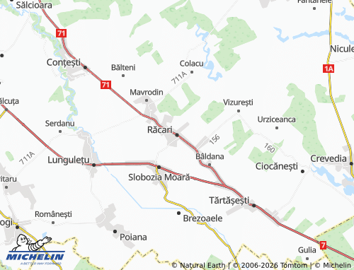 Mappa MICHELIN Răcari - ViaMichelin