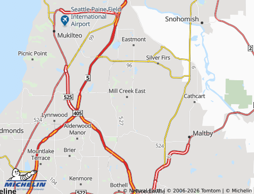 Mapa MICHELIN Mill Creek East - ViaMichelin