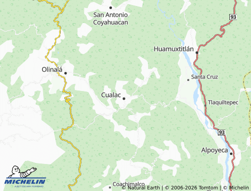 MICHELIN-Landkarte De Guadalupe - ViaMichelin