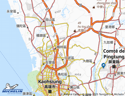 MICHELIN Dashe District map - ViaMichelin