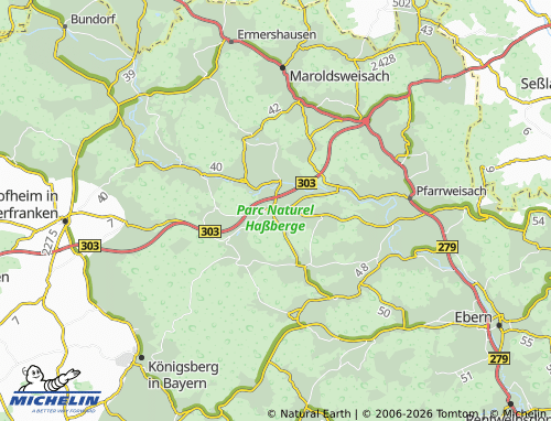 Mappa MICHELIN Burgpreppach - ViaMichelin