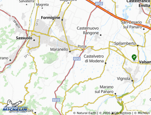 MICHELIN Gorzano map - ViaMichelin