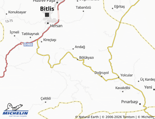 Mappa MICHELIN Bölükyazı - ViaMichelin