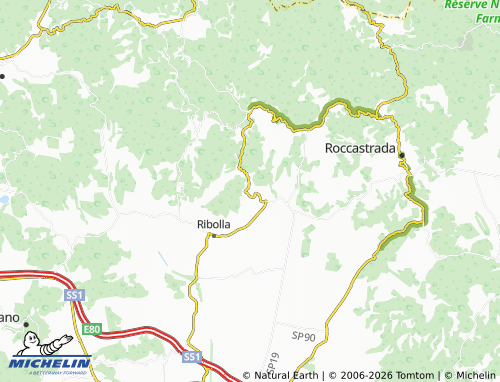 Kaart MICHELIN Montemassi - ViaMichelin