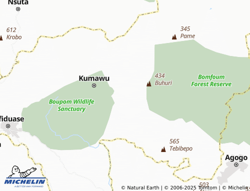MICHELIN Abasi map - ViaMichelin