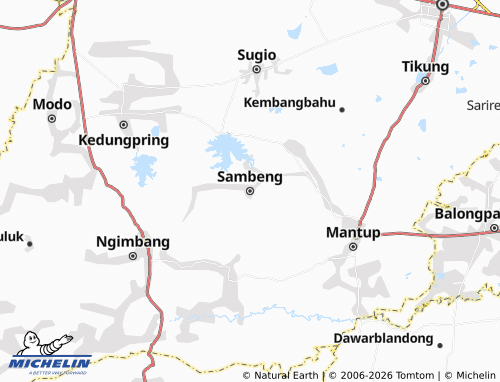 MICHELIN-Landkarte Sambeng - ViaMichelin