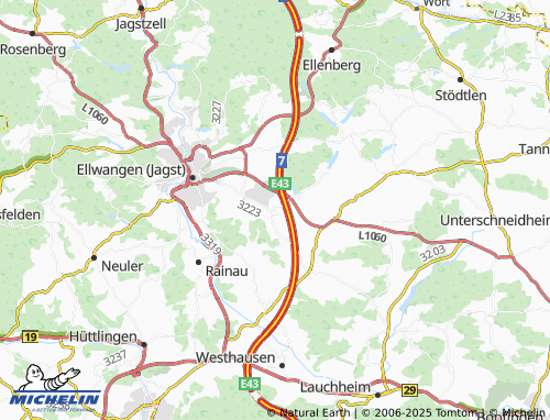 Mapa MICHELIN Neunstadt - ViaMichelin