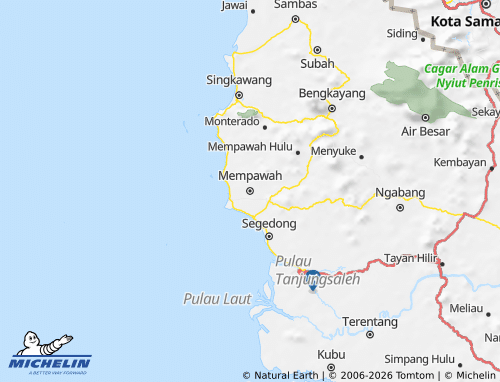 MICHELIN Mempawah map - ViaMichelin