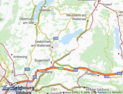 MICHELIN-Landkarte Fischtaging - ViaMichelin