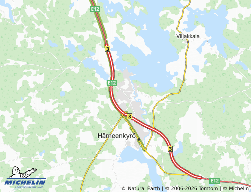 MICHELIN-Landkarte Kyröskoski - ViaMichelin