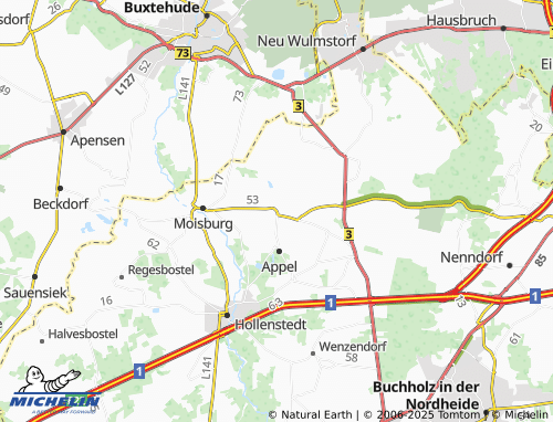 MICHELIN Grauen map - ViaMichelin