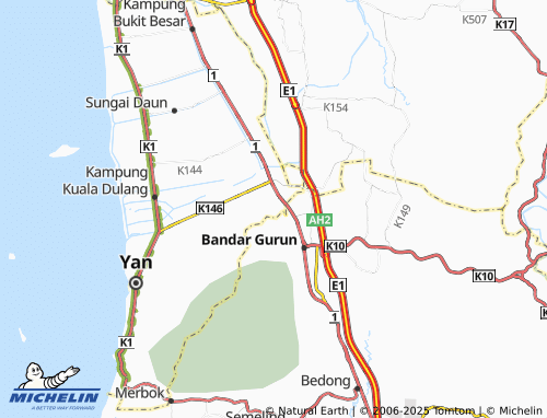MICHELIN Kampung Titi Teras map - ViaMichelin