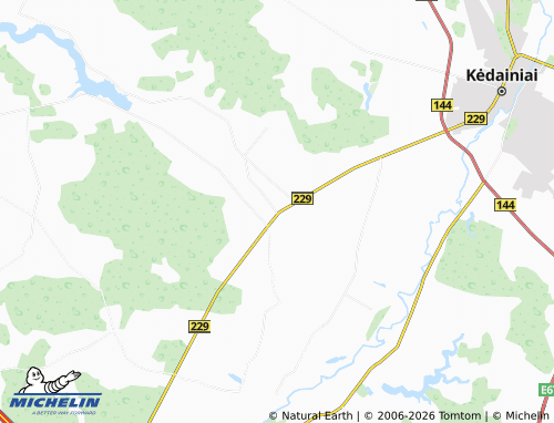 MICHELIN Josvainiai map - ViaMichelin