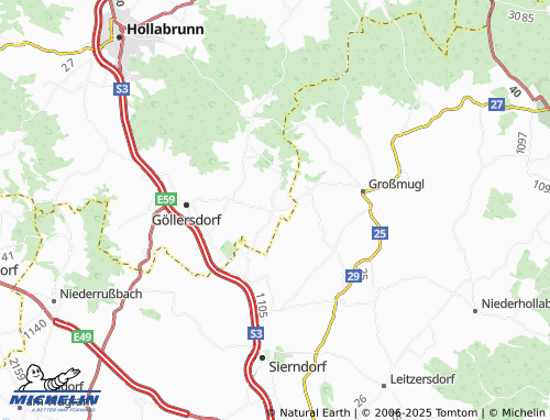 MICHELIN Untergrub map - ViaMichelin