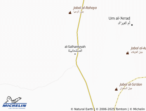 Carte MICHELIN al-Salhaniyyah - ViaMichelin