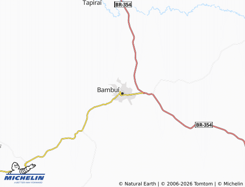 MICHELIN Bambuí map - ViaMichelin