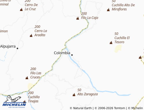 Carte MICHELIN Colombia - ViaMichelin