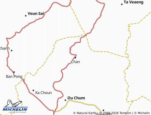 Kaart MICHELIN Chan - ViaMichelin