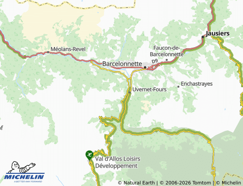 MICHELIN Molanès map - ViaMichelin