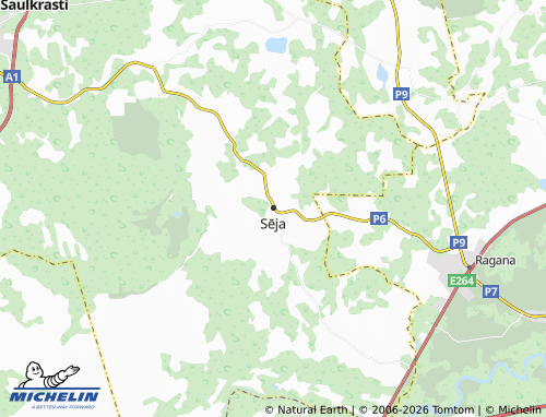 Mapa MICHELIN Sējas pagasts - ViaMichelin
