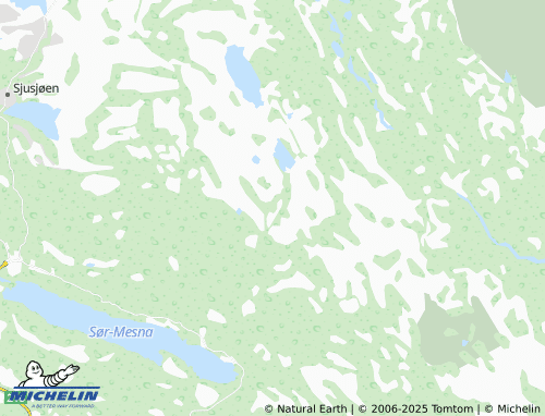 MICHELIN Lyngvegen map - ViaMichelin
