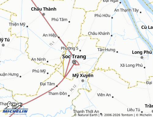 Mapa MICHELIN Phường 6 - ViaMichelin