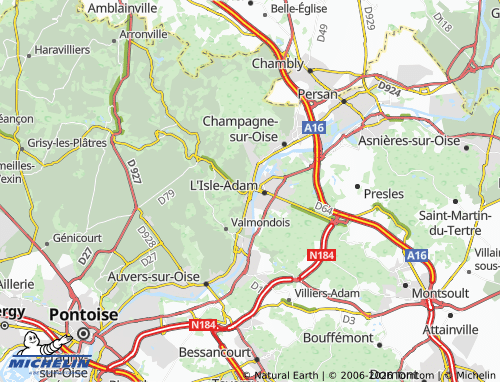 MICHELIN Parmain map - ViaMichelin