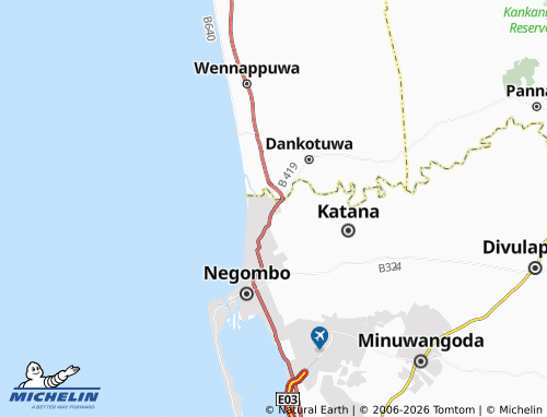 MICHELIN Kochchikade map - ViaMichelin