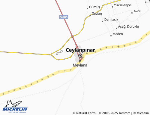 MICHELIN Selahaddin Eyyubi map - ViaMichelin