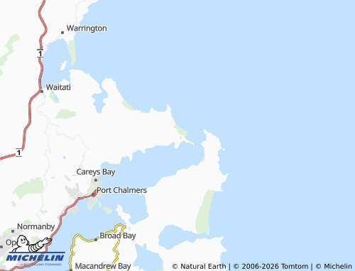 Mapa MICHELIN Aramoana - ViaMichelin