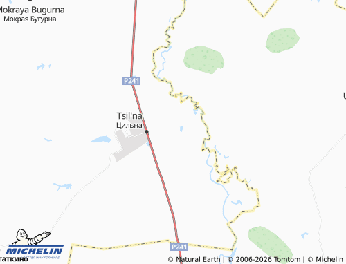 MICHELIN-Landkarte Teleshovka - ViaMichelin