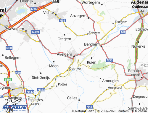 Mappa MICHELIN Avelgem - ViaMichelin