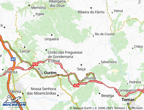 MICHELIN Casal do Pisco map - ViaMichelin