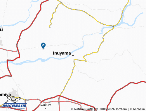 MICHELIN Inuyama map - ViaMichelin