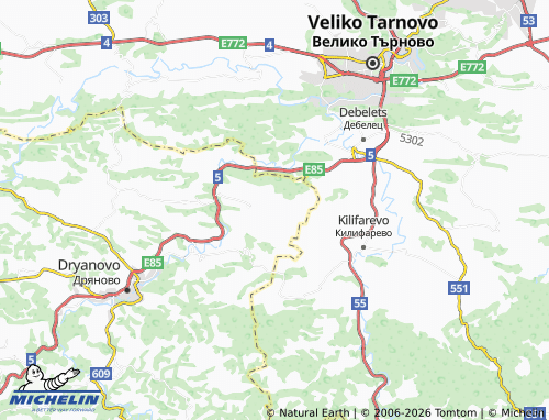 Mapa MICHELIN Manoya - ViaMichelin