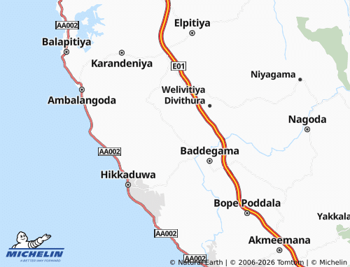 Mapa MICHELIN Ampegama - ViaMichelin