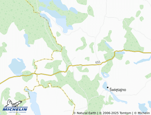 MICHELIN Zalesie map - ViaMichelin
