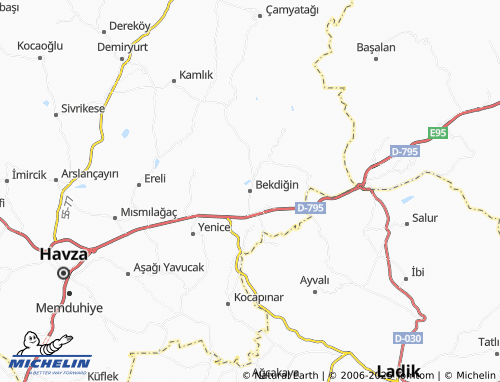 MICHELIN Bekdiğin map - ViaMichelin
