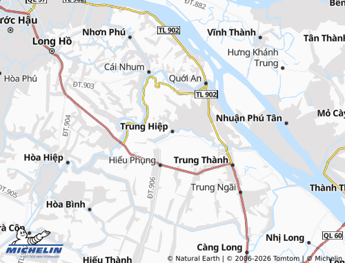 Mapa MICHELIN Trung Hiệp - ViaMichelin