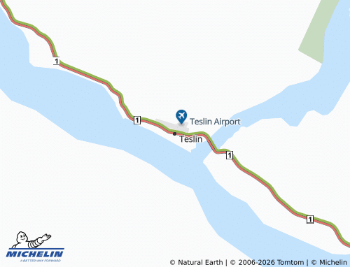 Kaart MICHELIN Teslin - ViaMichelin