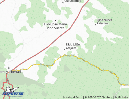 Mappa MICHELIN Ejido Julián Grajales - ViaMichelin