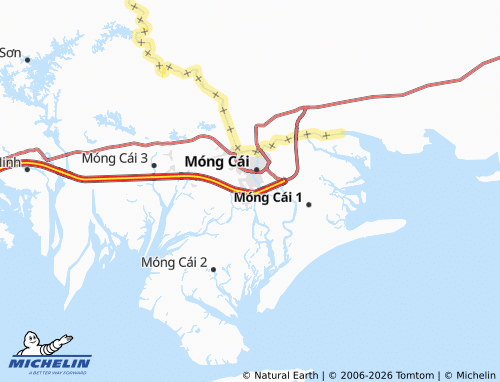 Mapa MICHELIN Ninh Dương - ViaMichelin
