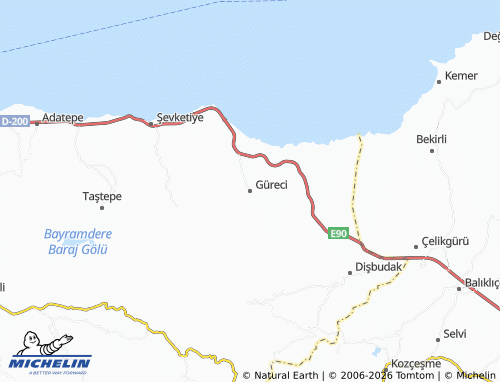 Mappa MICHELIN Güreci - ViaMichelin