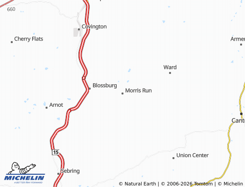 Mappa MICHELIN Morris Run - ViaMichelin