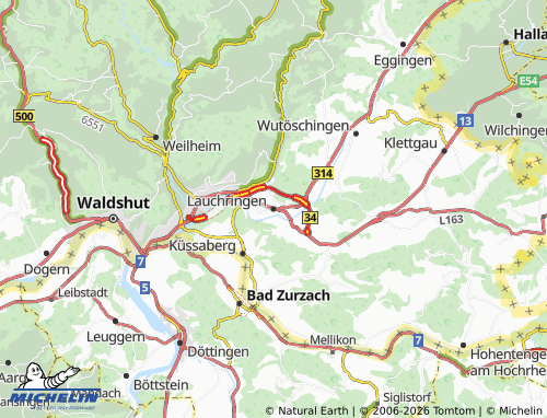 Mapa MICHELIN Lauchringen - ViaMichelin