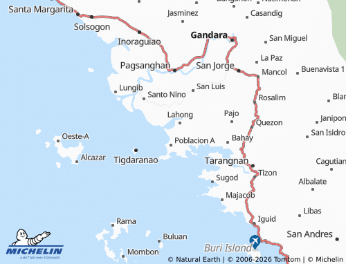 MICHELIN Cabunga-an map - ViaMichelin